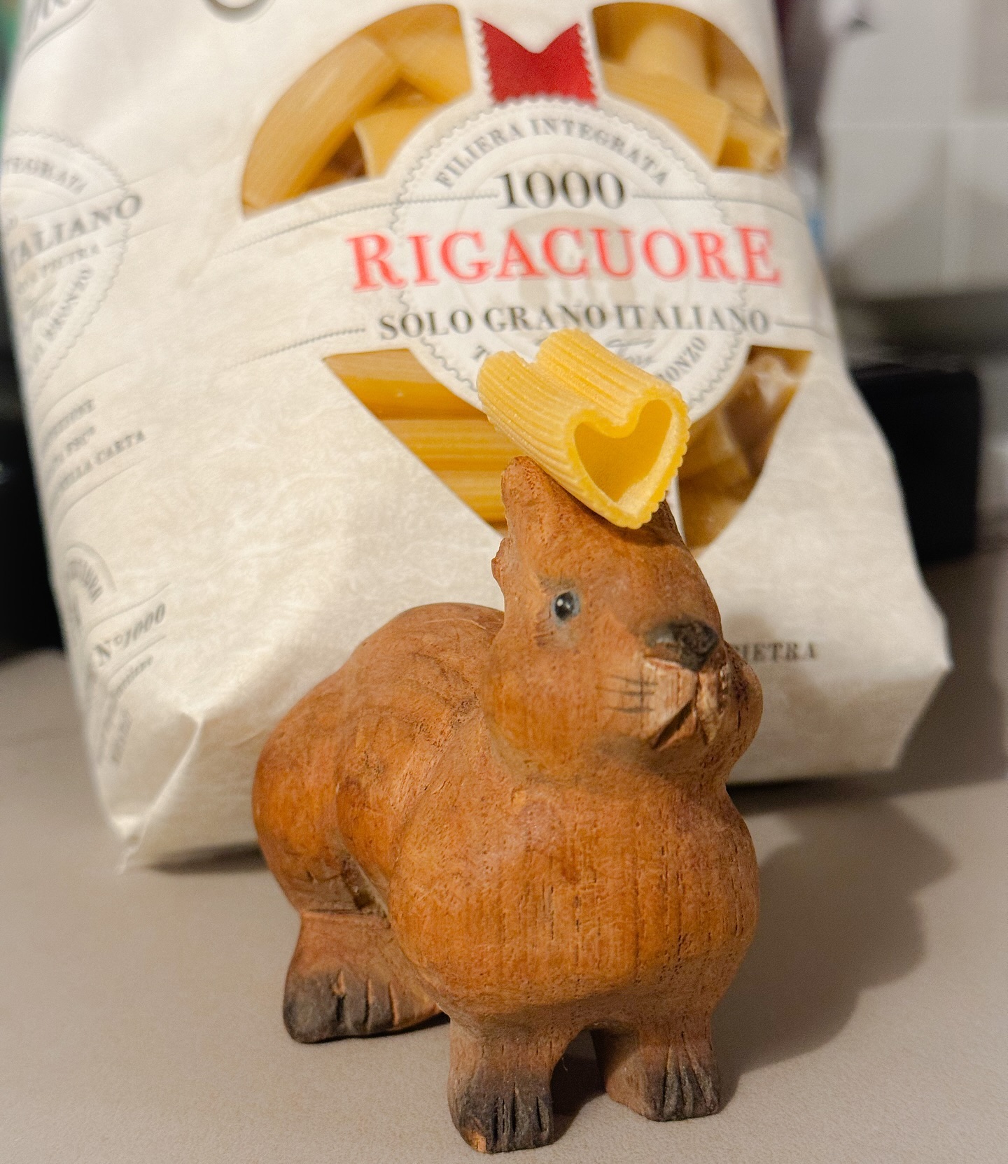 A Bruno piace il carboidrato, specialmente se ha forme carine 🍝