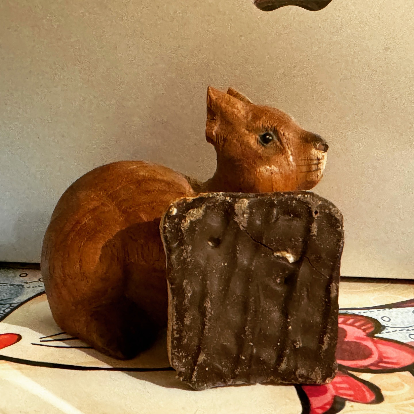 Una piccola fetta biscottata per un piccolo legnetto 🍫